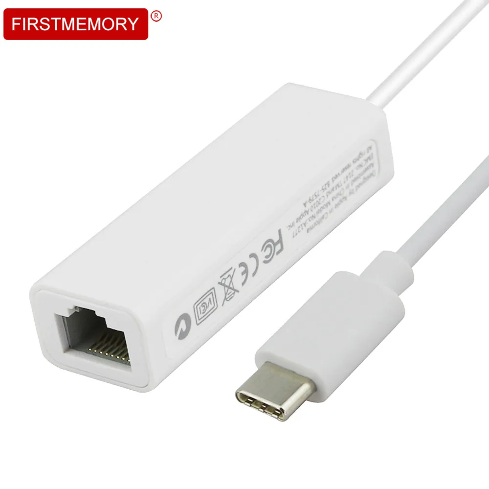 

USB C Ethernet USB-C to RJ45 Lan Adapter Type C USB 3.1 Network Card USB Ethernet for MacBook Pro Samsung Galaxy S9/S8/Note 9