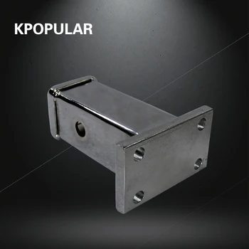 

10 ton car trailer hook base extended trailer square bottom seat trailer arm quick-connect sleeve barrel trailer link device