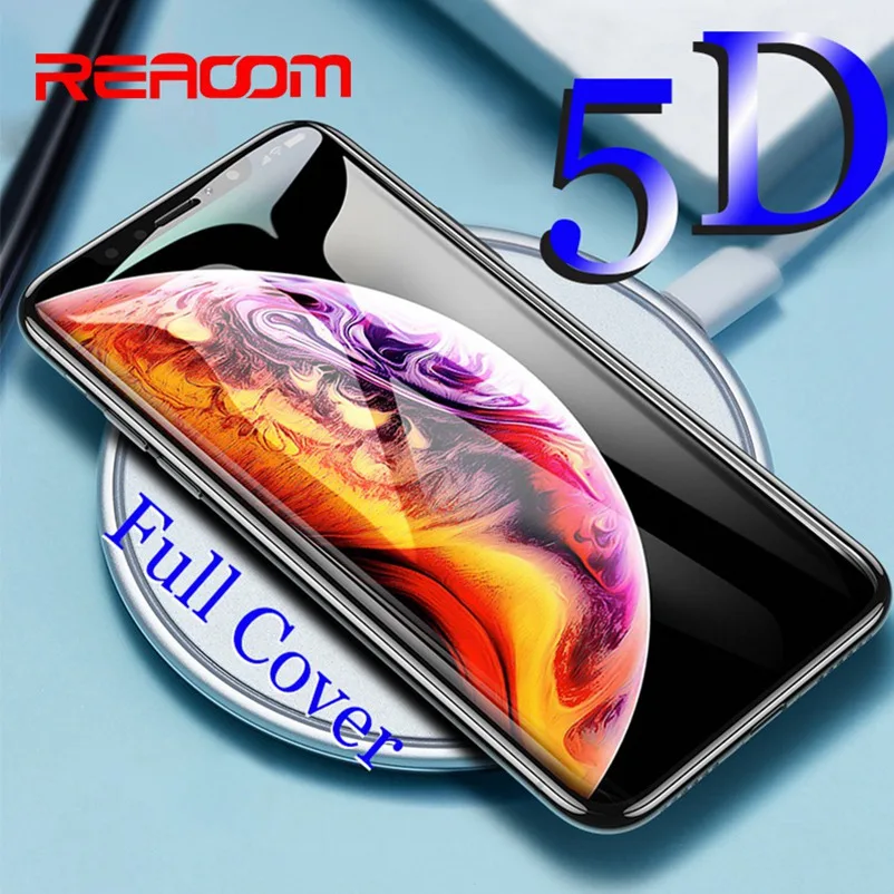 5D стекло для iPhone Xs защита экрана закаленное Apple Max Xr X 10 8 7 6 6S Plus xs Защитная пленка