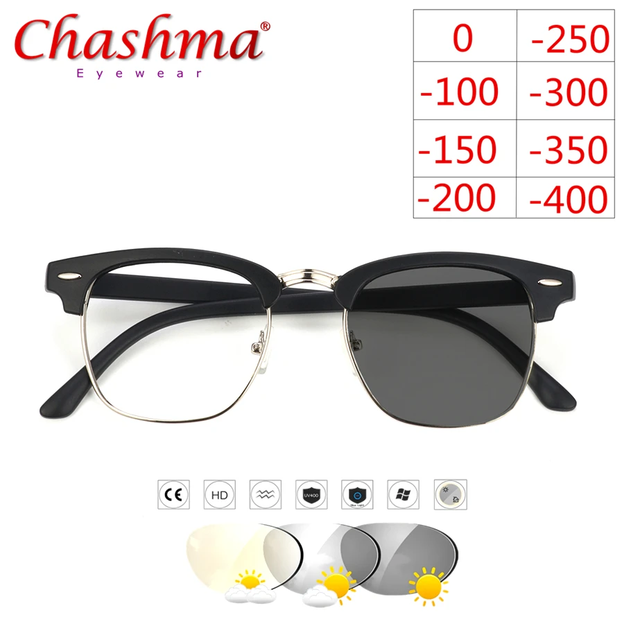 

Transition Sunglasses Photochromic Myopia Glasses Men Women Presbyopia Eyewear with Diopters glasses