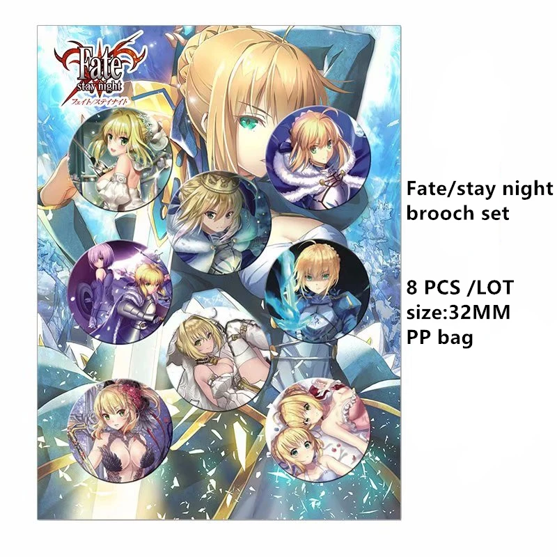 8 12 Home Decor Japan Anime Fate Zero Saber Lily Wall Poster Scroll Cosplay B