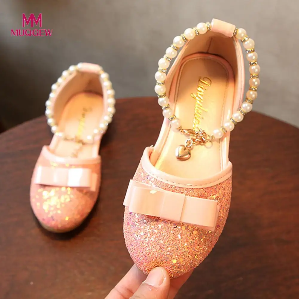 

children girls shoes Princess Dance Leather Casual Single Shoes Artificial leather Sneakers Nubuck Leather Single Shoes For Girl