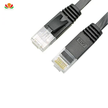 

3ft 1m flat UTP CAT6 Network Cable Computer Cable Gigabit Ethernet Patch Cord RJ45 Adapter copper twisted pairs GigE LAN Cable