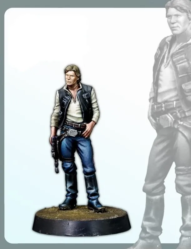 Классические 30 мм Han Solo Miniatures неокрашенные полимерные модели Набор фигурок