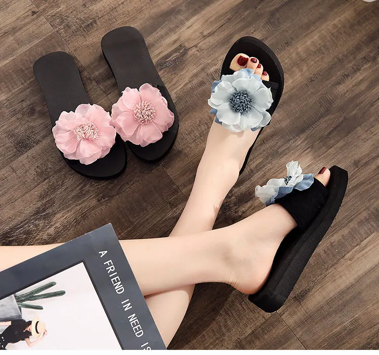 

2019 Summer Hot Sale Women's Slippers Shoes Peep Toe Flat With Comfortable Leisure Light No-slip Fashion Outdoor Flip Flops shoe