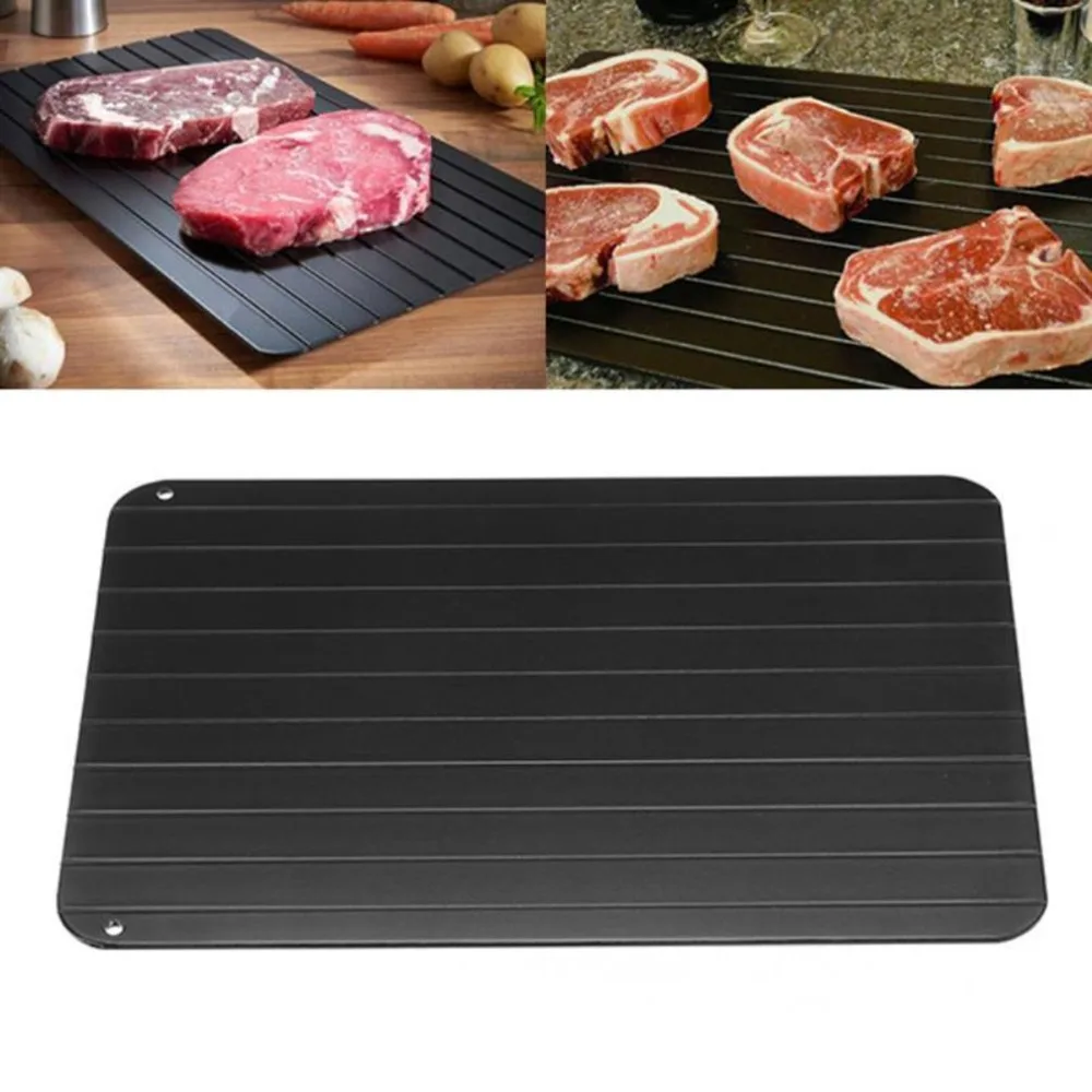 

Defrosting Tray Thaw Rapid Heating Tray Fast For Freezing Meat FoodNo Electricity Non-stick No Chemicals Safety Kitchen Tool