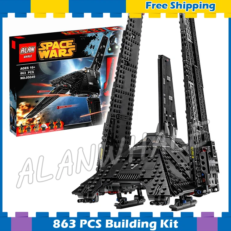 

863pcs Space Wars 05049 Ultimate Collection Krennic's Imperial Shuttle Model Building Blocks Children Sets Compatible With lego