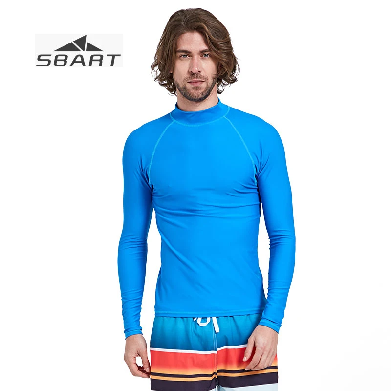 mens plus size rash guard swim shirt