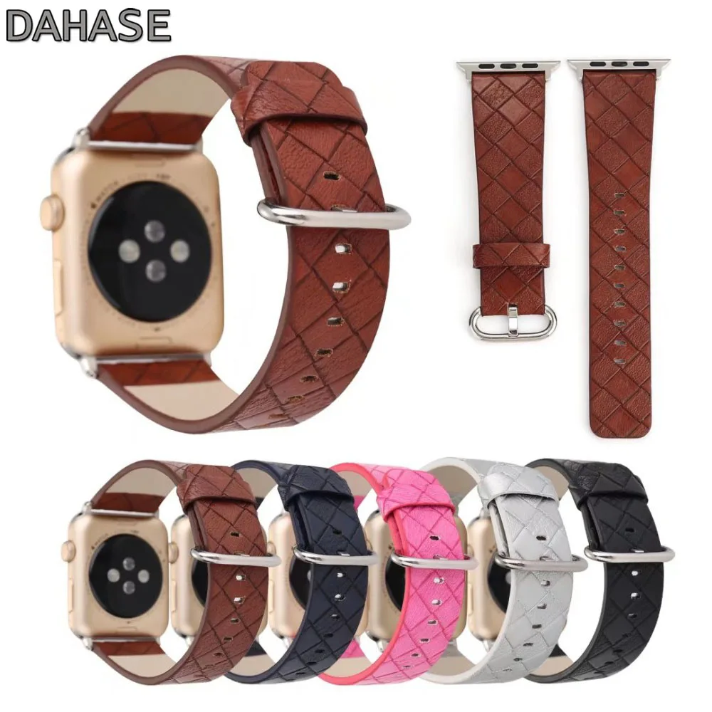 Dahase LX кожаный ремешок для Apple Watch группа серии 1/2 замена Браслет для iwatch Интимные Аксессуары 42 мм 38 мм