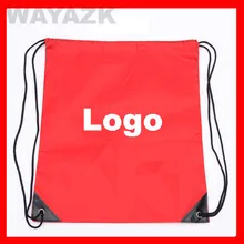 1000 шт./лот) пользовательские детей drawstring сумка-рюкзак с логотипом бренда с принтом