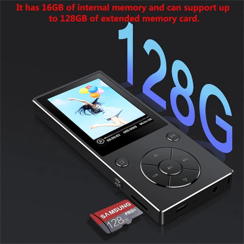 Купить Bluetooth4.0 MP3 музыкальный плеер 16 ГБ Встроенный ...