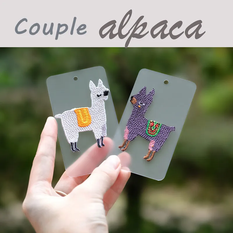 

Maxsin 1 Piece Small Alpaca Embroidered Patch Iron on Patches for clothes applique DIY accessories Crafts