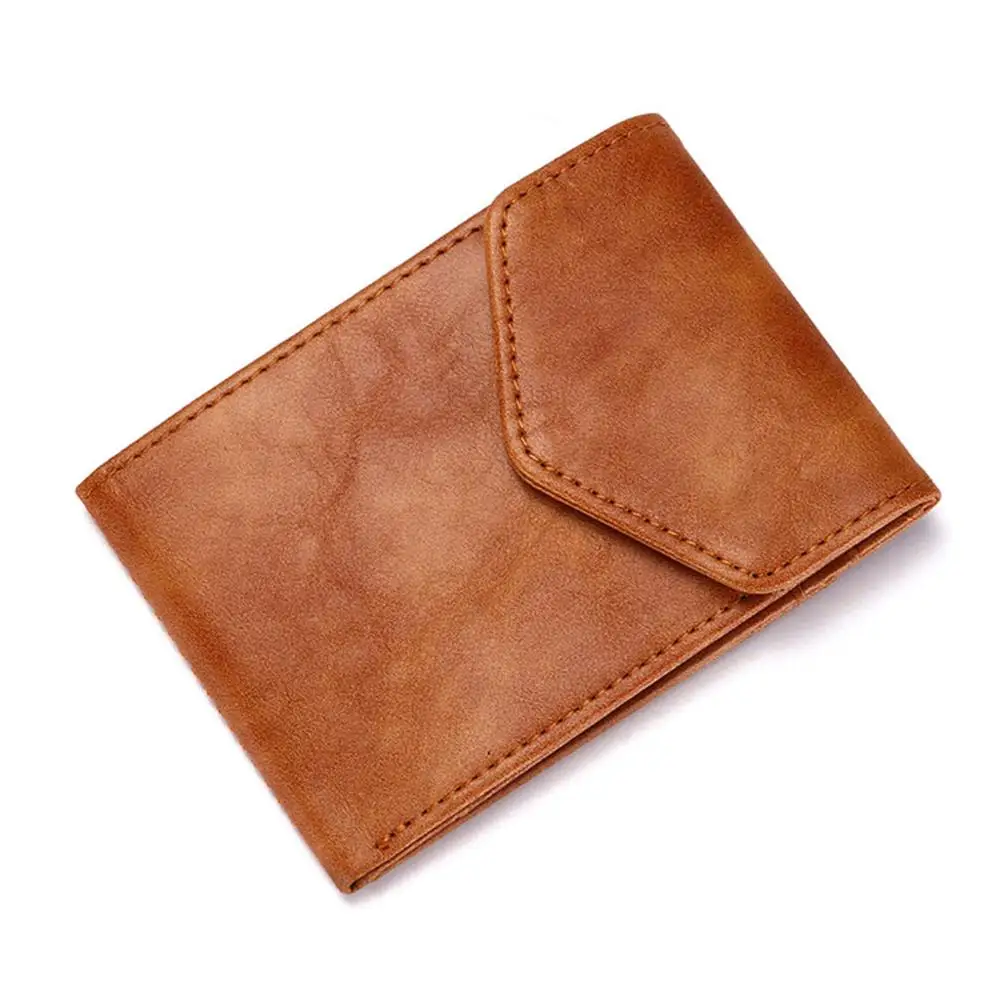 RFID Блокировка кожаный ID держатель кредитной карты бизнес Карманный чехол тонкий кошелек для мужчин женщин 11x1x7,8 см - Цвет: CF