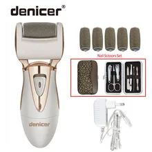 Горячее предложение новое средство по уходу за Ногами Отшелушивающая перезаряжаемая электрическая машинка для педикюра 6 роликовых головок