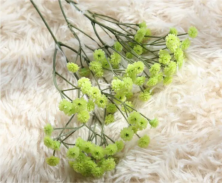 Маленькая свежая Звездная Gypsophila искусственная Цветочная подделка Цветочная композиция для домашнего свадебного украшения Мягкий гель искусственные цветы