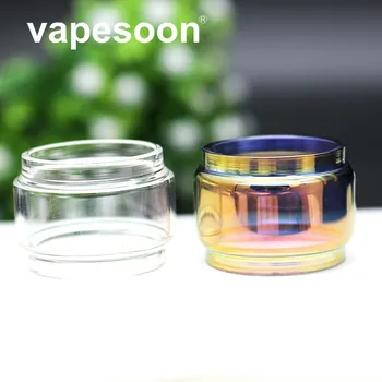 

VapeSoon Bulb Convex Glass Tube For Resa Prince TANK 7.5ML Rainbow Clear Color 20pcs/lot