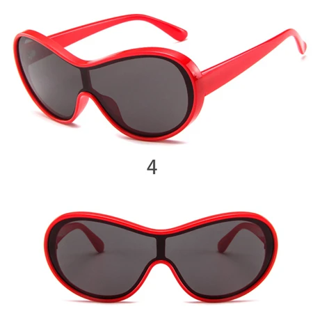 Новые солнцезащитные очки оверсайз wo мужские солнцезащитные очки большие черные солнцезащитные очки ветрозащитные мужские солнцезащитные очки ретро квадратные очки без оправы - Цвет линз: 98003-4