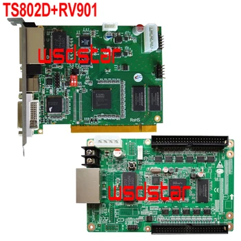 

TS802D LED Sending Card+RV901 LED Receiving Card RGB LED control system P2 P3 P5 P6 P10 P16 LED display controller 3pcs/lot