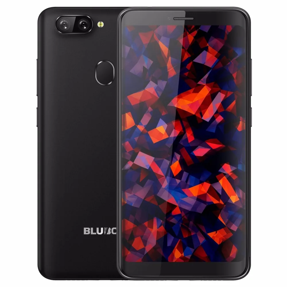 Оригинальный Bluboo D6 Pro смартфон 5,5 ''ips Экран MTK6739 4 ядра 2 ГБ Оперативная память 16 ГБ Встроенная память Android 8,1 сзади отпечатков пальцев OTG