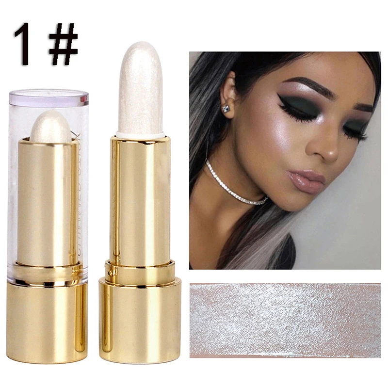 DNM 3D High-Light Embellish Contour Highlighter Pencil Brighten Skin Shimmer Highlighter Pen Nude MakeUp Cosmetic Tool TSLM2