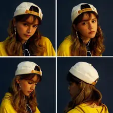 56-58 см, Ретро стиль, унисекс, моряк, Байкерская Кепка, мужская, регулируемая, повседневная, без полей, Череп, петля, шапочка, одноцветная, для женщин, Harajuku, летняя