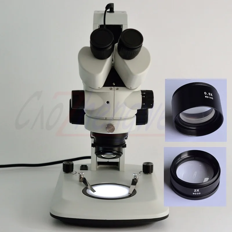 

Free Shipping FYSCOPEStereo Zoom Binocular Microscope 3.5X-90X Track Stand Binocular Microscope with Dual LED Lights