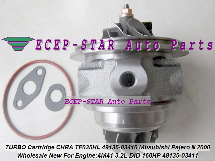 TURBO CHRA Cartridge Core TF035 49135-03411 49135-03410 Turbocharger For Mitsubishi Shogun 02- Pajero III 00-06 4M41 3.2L 160HP (4)