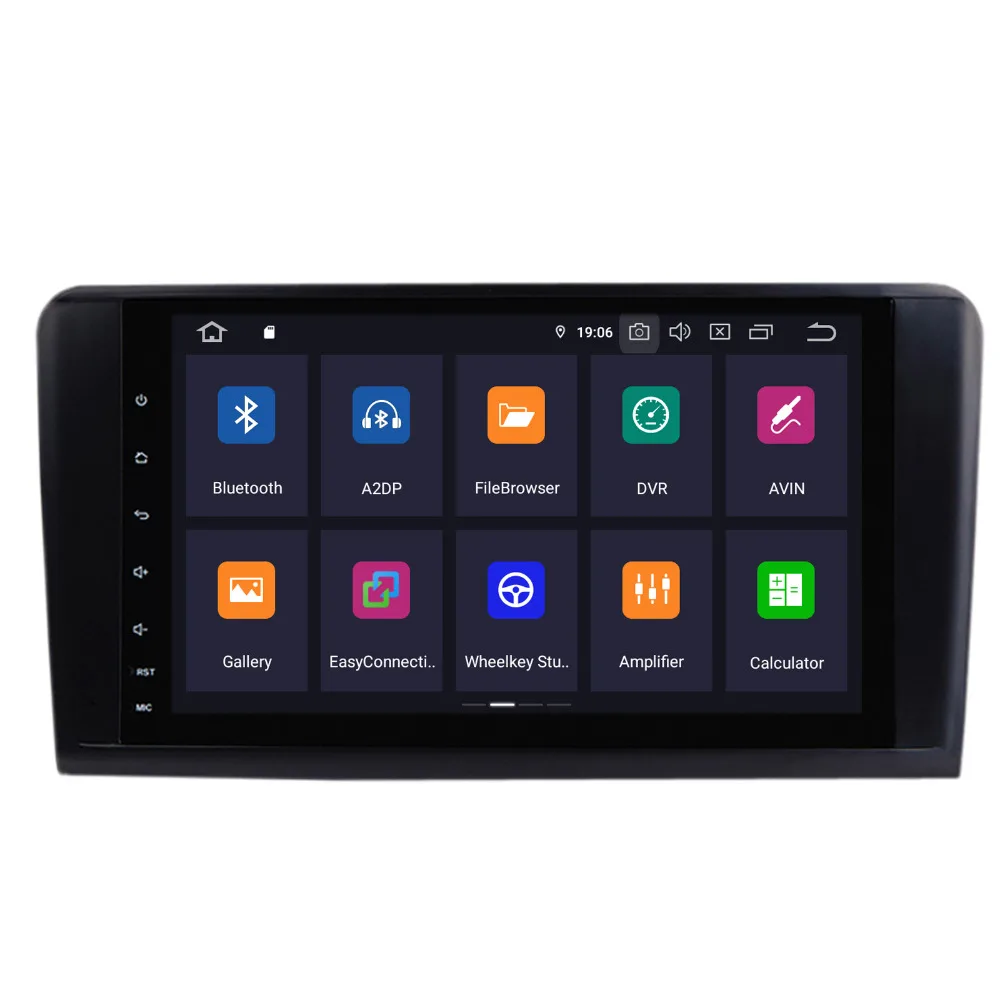 Discount COIKA Quad Core Android 9.0 System 2+16G RAM Car GPS Receiver For Mercedes-benz ML W164(M300/ML350/ML450/ML500) OBD WIFI SWC DVR 1
