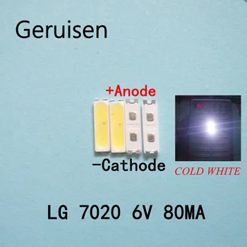 

For 200PCS LG LED LCD Backlight TV Application LED Backlight 1W 6V 7020 Cool white LED LCD TV Backlight TV Application BB72DLED