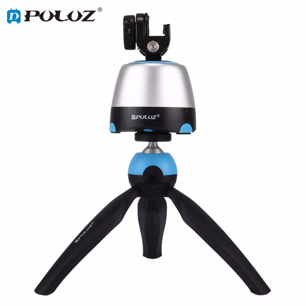 

PULUZ 360 Degree Rotating Camera Pan Multi-Function Mobile Phone Electric Bluetooth Remote Control Panorama Pan Head Professiona