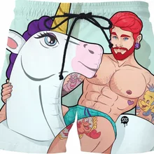 Быстросохнущие летние мужские s Siwmwear мужские s пляжные обшитые мужские шорты купальные шорты для мальчиков с русалочкой пляжная одежда шорты для мальчиков с русалочкой