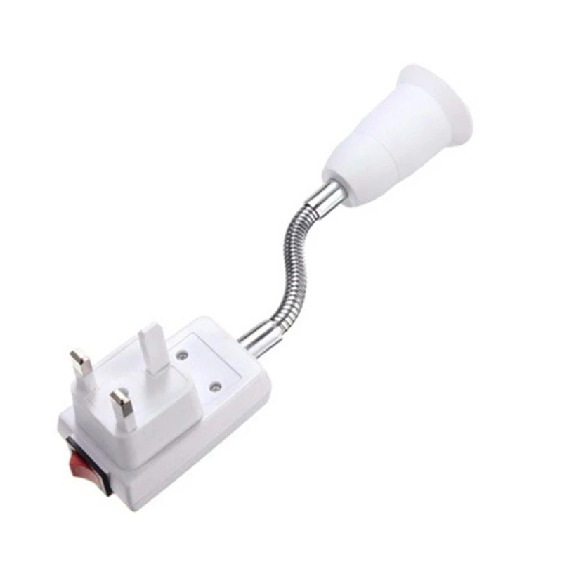 UK Plug-30cm Универсальный гибочный преобразователь для студийного освещения, светодиодный преобразователь лампочек, патрон для лампочки - Цвет: UK Plug-30cm
