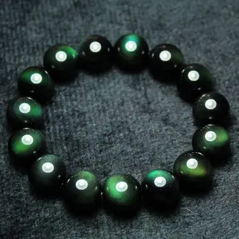 

2018 Limited Pulseira Feminina The Master Switch Finally Selected Natural Obsidian Eyes Full With And Eyed Rainbow Bracelet
