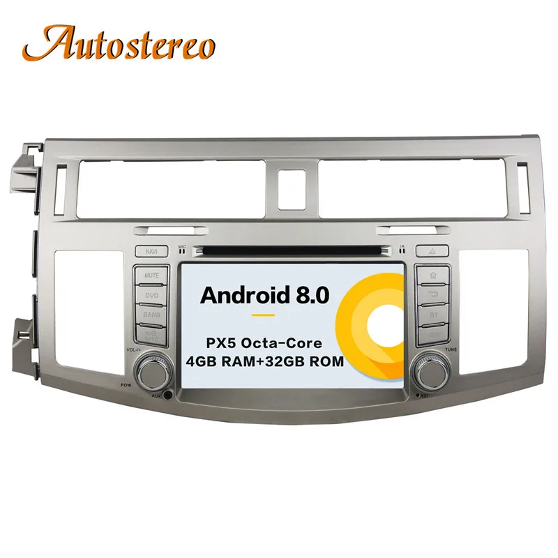 Discount Autostereo Android 8 4+32G Car DVD Player GPS navigation For Toyota Avalon 2008 -2010 headunit multimedia player tape recorder 7
