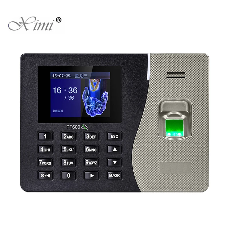 TCP/IP отпечатков пальцев посещаемость времени ZK PT600 табельные часы с отпечатком пальца биометрическая машина посещаемости времени время Регистраторы