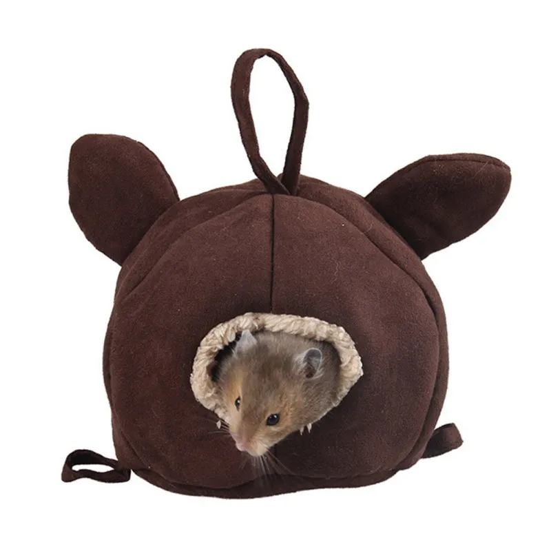 

Plush Hammock Cute Dog House Hanging Tree Beds Arched Shape Puppy Dog Cat Live Nest House For Rat Squirrel Hamster
