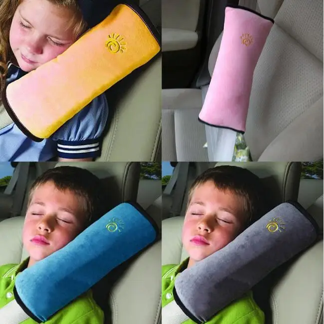 

2018 Kid Car Pillows Auto Safety Seat Belt Vehicle Shoulder Cushion Pad Children Protection Support Pillow For Kids Car Pillow
