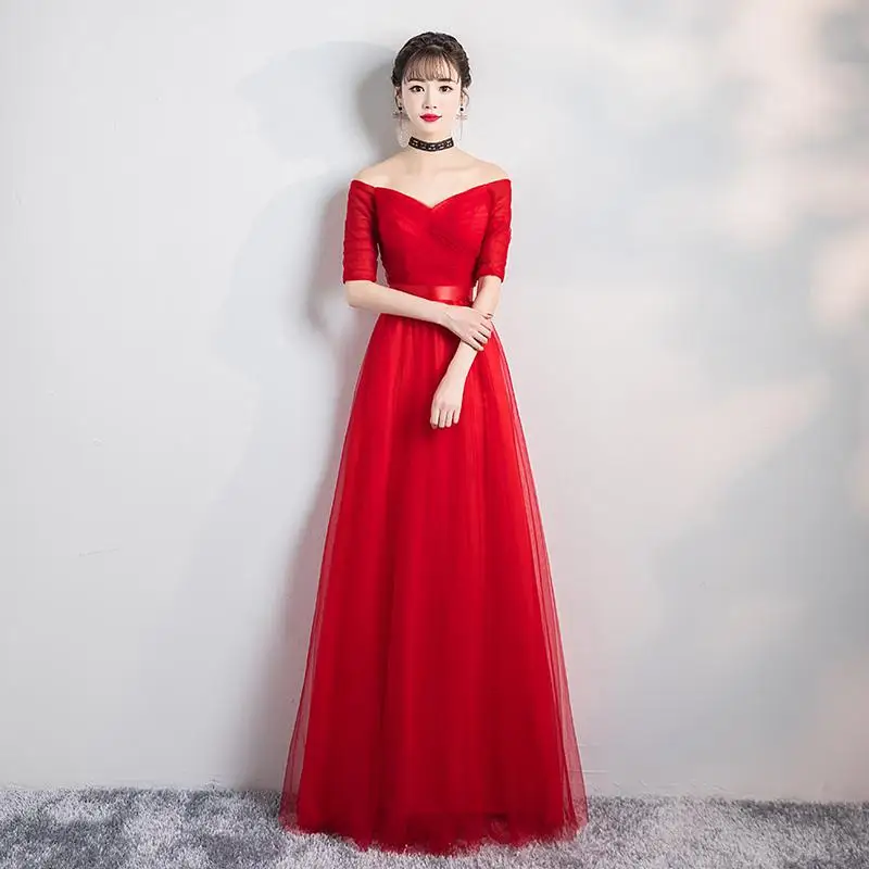 Элегантное банкетное винтажное корейское Сетчатое пляжное сексуальное Клубное розовое красное фиолетовое черное белое длинное летнее праздничное платье размера плюс - Цвет: red
