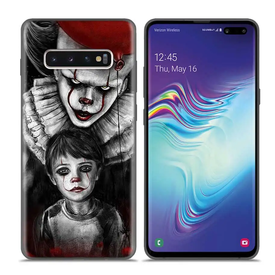 Чехол Capas Coque для samsung Galaxy S10 S9 S8 Plus 5G A30 A50 A70 A40 A20 Note 8 9 10 чехол с изображением клоуна - Цвет: AS-006