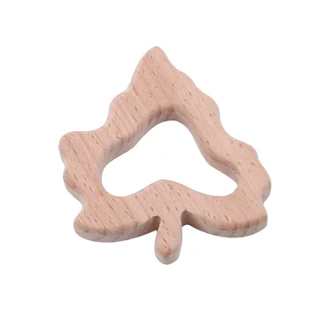 

Maple Leaf Kids Baby Wooden Teether Teething Toy Baby Accessory Teeth Development