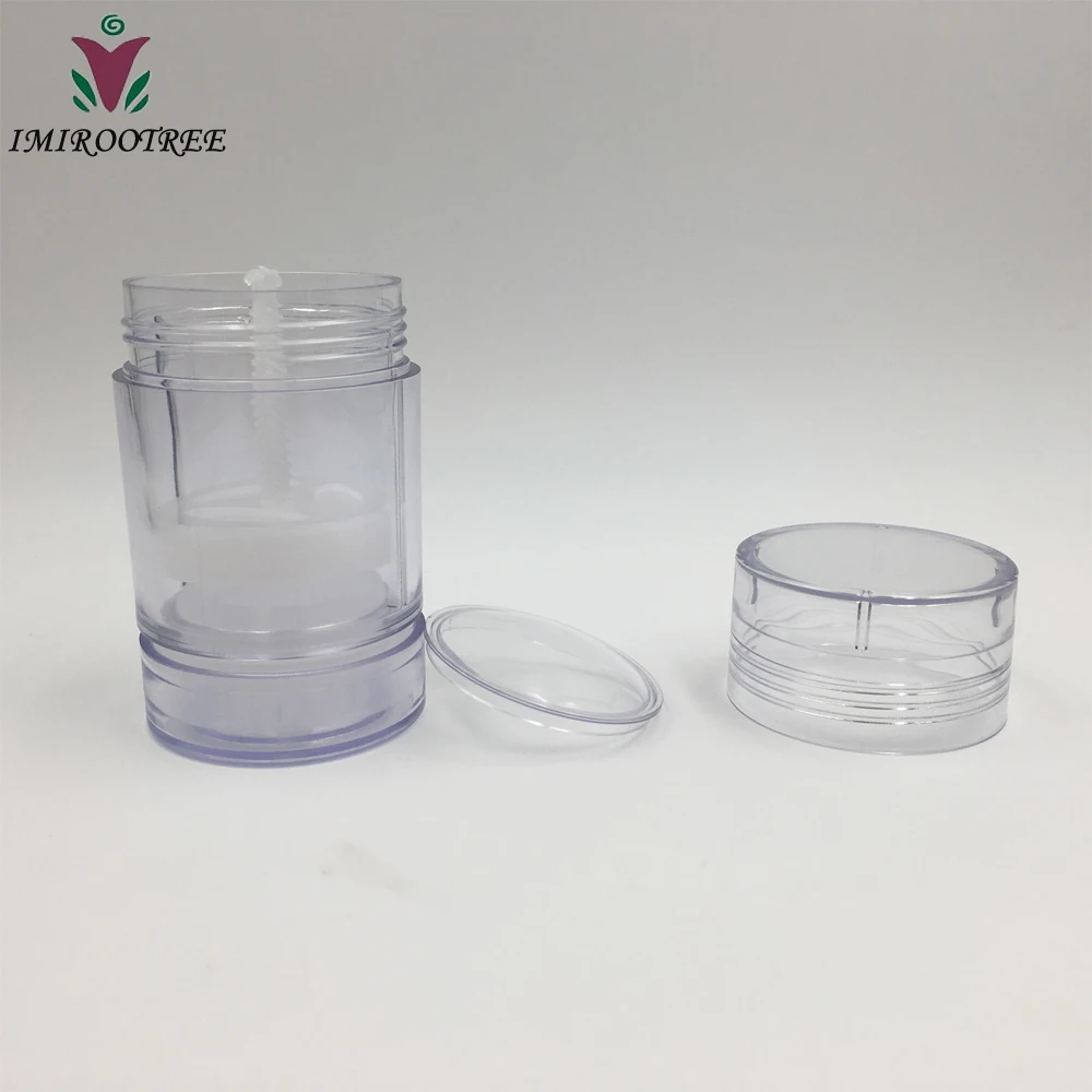 

1pcs high quality 50ml/50g clear deodorant empty lipstick tube, big deodorant container