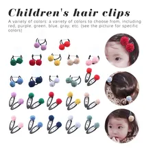 Детские зажимы для волос повязка для Девочки Аксессуары для волос повязка банты для девочек шифон мультфильм заколки резинка для волос