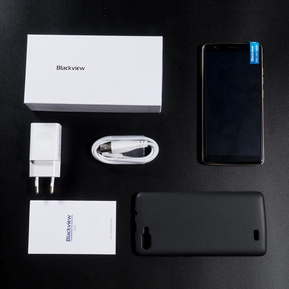 Смартфон Blackview A20 Android Go 18:9, 5,5 дюймов, двойная камера, 1 ГБ ОЗУ, 8 Гб ПЗУ, MT6580M, 5 Мп, 3G, мобильный телефон