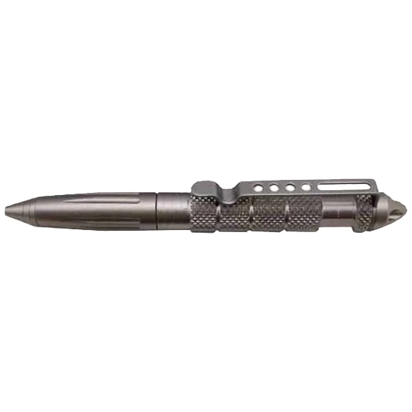 

New Cool Black Ink Metal Ballpoint Pen Aviation Aluminum Alloy Anti-slip Self Defense Tactical Pen
