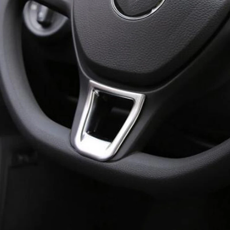 3D автомобильный Стайлинг Руль ABS Матовый чехол наклейка эмблема для VW Golf 7 Jetta MK5 MK6
