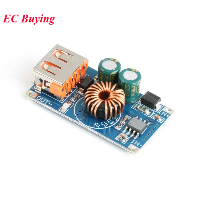 USB DC понижающий преобразователь 12V 24V постоянного тока до QC2.0 QC3.0 быстрая зарядка