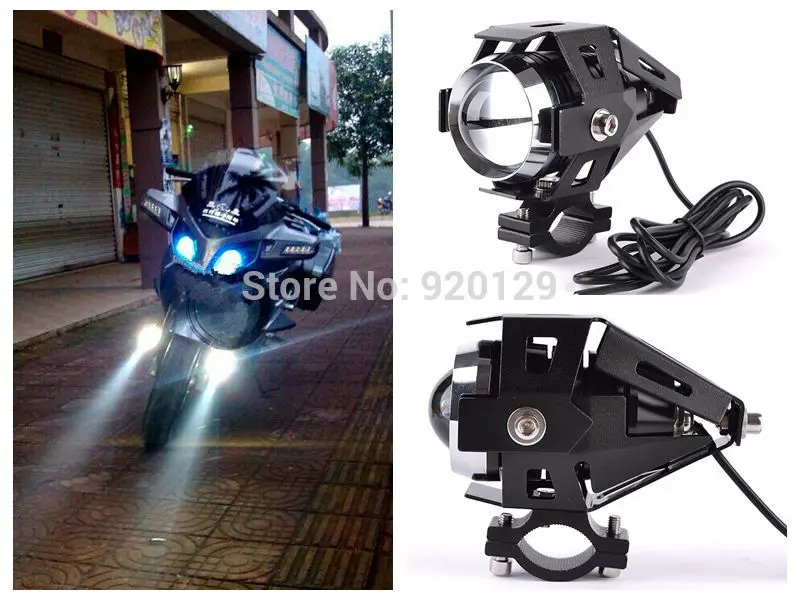 Motorcycle LED Driving Spot Light Lamp Headlight for Victory Custom