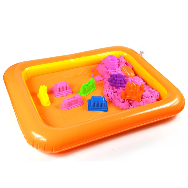 New  Indoor Magic Play Inflatable Sandbox Toys Sand Tray Accessories Children Toys Mars Space Tray Acces