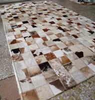 Модный художественный ковер Натуральная Воловья кожа Арабский Ковер