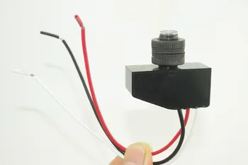 

10pcs/lot FLUSH MOUNT DUSK DAWN BUTTON PHOTO CONTROL EYE PHOTOCELL 12V 24V 36V 48V RAINTIGHT